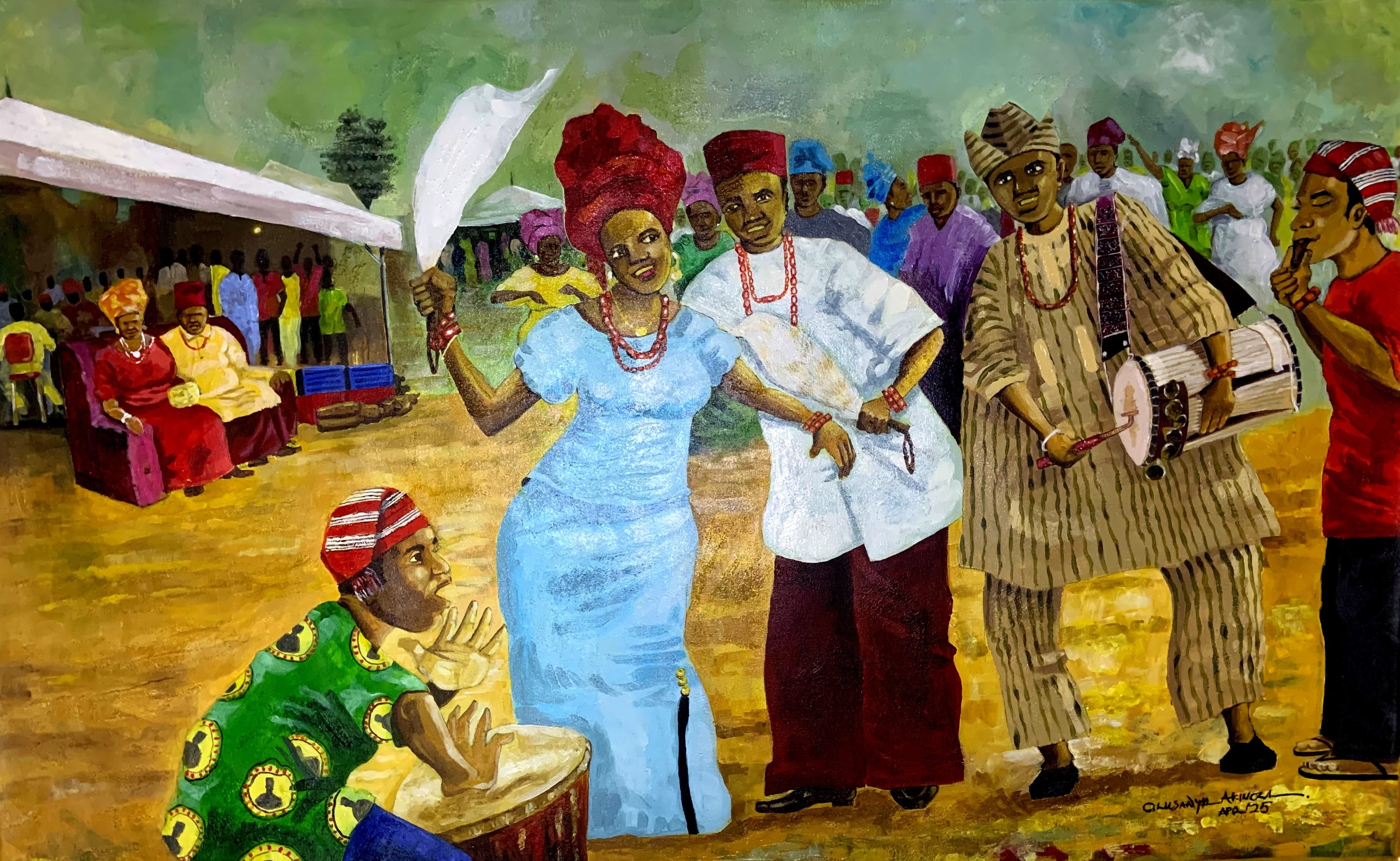 Ojo Ayo (Day of joy) an integral part of my OJO Series.